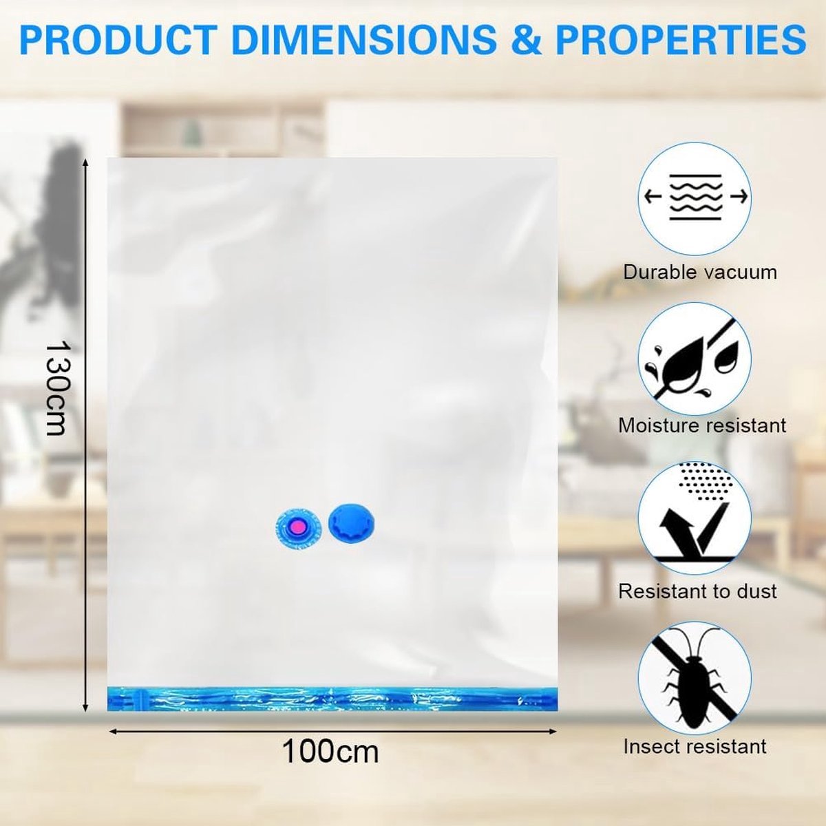 Kit Sous Vide Avec Pompe Manuelle + 10 Sachets Réutilisables Nurea