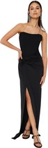 Trendyol Robe de soirée et de bal sans bretelles à manches standard pour femme