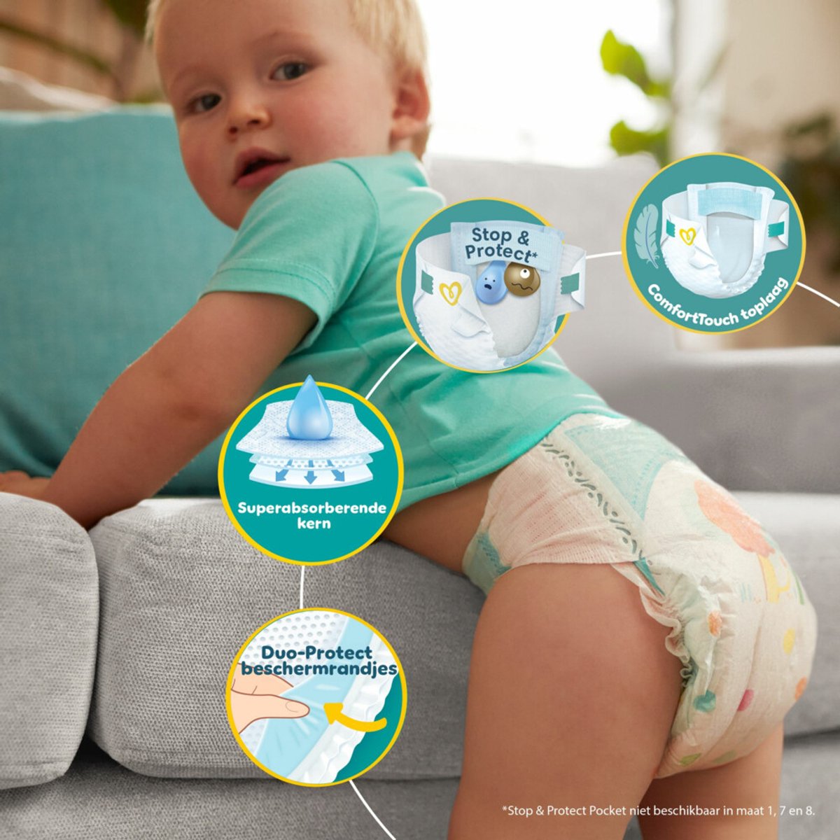 Pampers Luiers Baby Dry Maat 5 (11kg-16kg) 40 Stuks