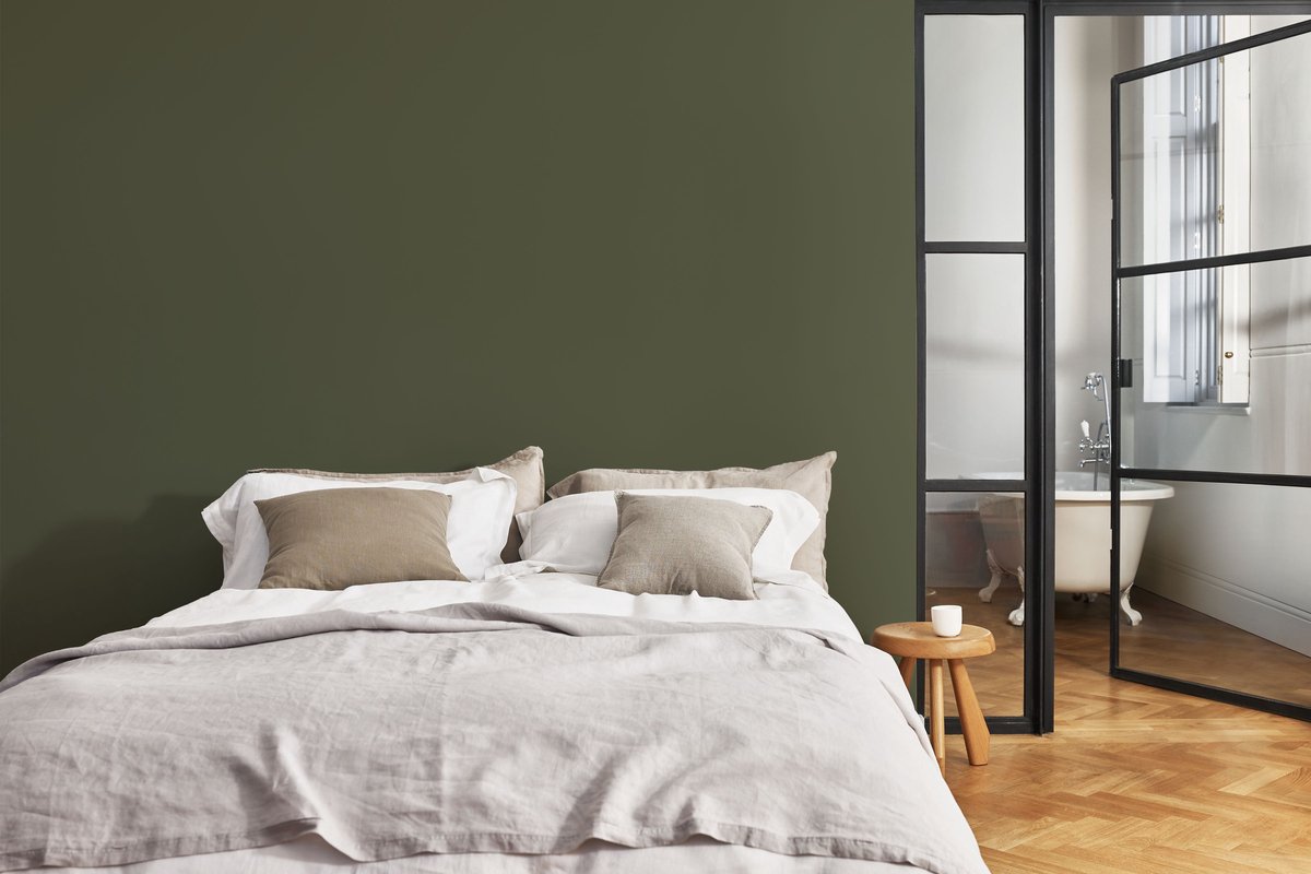 Flexa - Creations Muurverf Extra Mat - Mossy Green - Mengverf - 1 L – foto 8