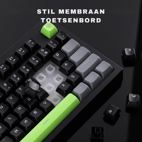 D98 Gaming-Toetsenbord - RGB-Achtergrondverlichting - Vrij Toetsenbord Voor Kantoor - Volledig Numeriek - Morsbestendig - Anti-Ghosting USB-Bedraad Membraantoetsenbord - 98 Toetsen Voor PC Gaming