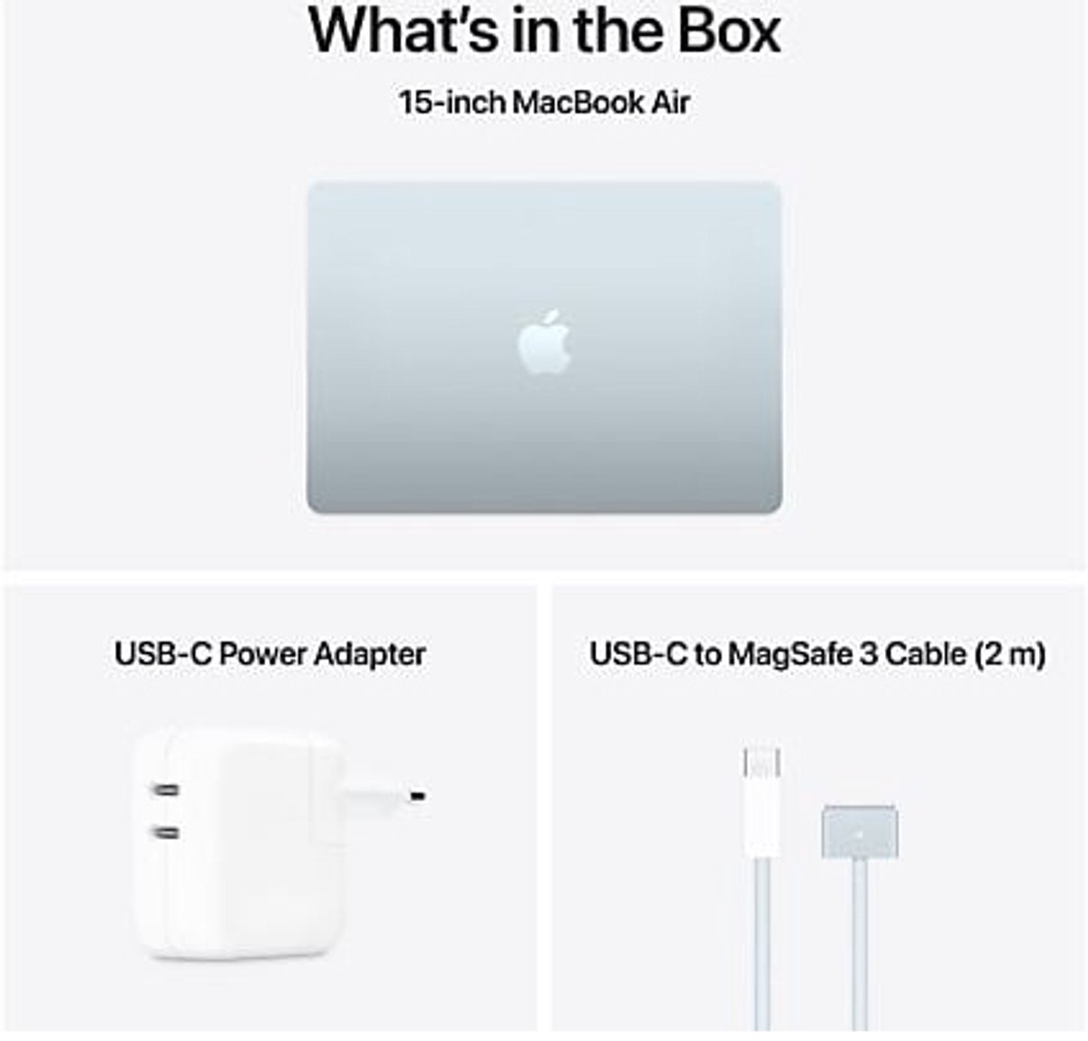 Apple MacBook Air 15" (2025) Hemelsblauw M4 Chip 16GB RAM 512GB SSD Laptop 10-Core GPU - Afbeelding 5