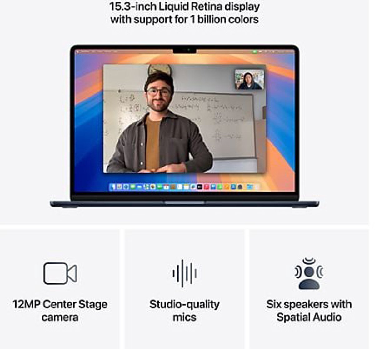 Apple MacBook Air 15 M4: 18u batterij, 2880x1864 scherm thumbnail 8