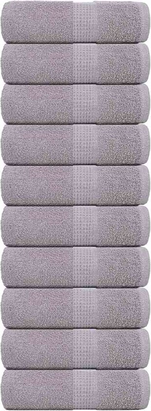 vidaXL Zeepdoekjes 2 st 30x30 cm 360 g/m² 100% katoen crèmekleurig - Gastendoekje