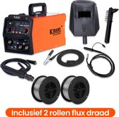 Kibani Lasapparaat MIG-300PRO - Incl. 2 Rollen Lasdraad - IGBT-Inverter-Technologie - Semi-Automatische Omvormer - Lasapparaat Elektrisch - MIG - MMA - TIG