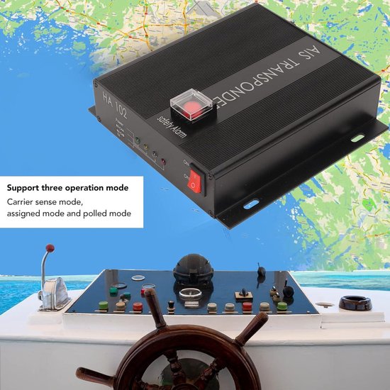 Dual Channel AIS, Ontvanger USB-uitgang met Antenne RVS Opvouwbaar