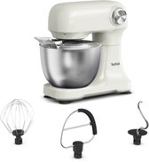 Salter EK5511SBOVDE Bakes Electric Stand Mixer – 4 Litre Mixing Bowl, 10 Speed Settings with Pulse Function, Variable Speed Dial, Splash Guard, Whisk, Dough Hook, and Beater Attachments, 1300W