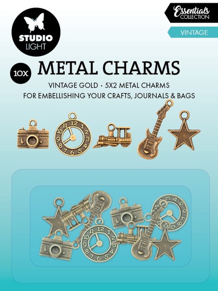 Metal charms Vintage - Essentials nr. 04