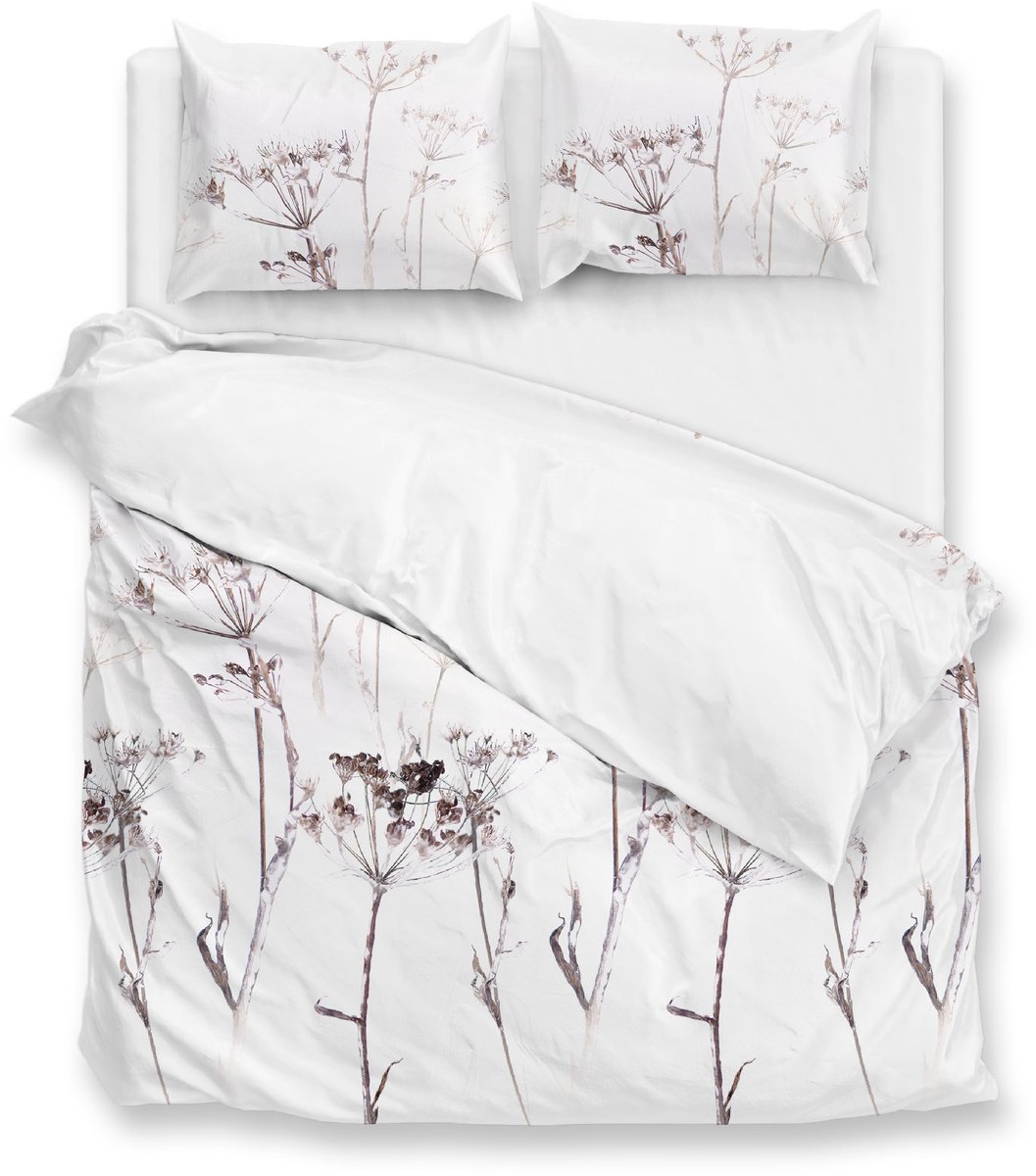 Zohome Rami Dekbedovertrek - Tweepersoons - 200x200/220 cm - White