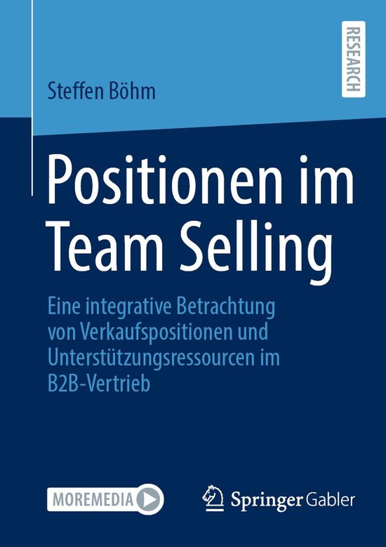 Positionen im Team Selling - cover