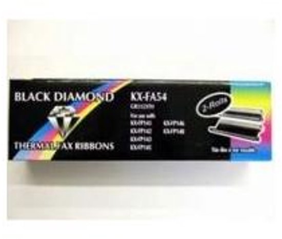 PANASONIC KX-FA54X KX-FP141 ruban fax noir 105 pages pack de 2