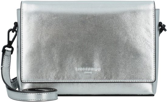LIEBESKIND BERLIN Cuir Sac à épaule Hilla Silver Crossbody Bag Silver Argenté