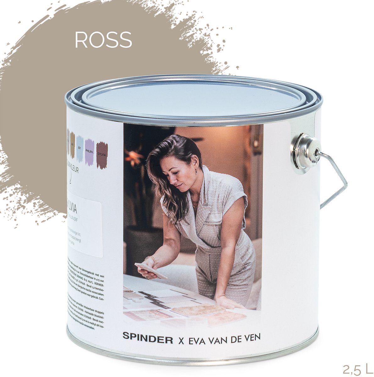 Spinder x Eva van de Ven 2,5L matte muurverf - Ross