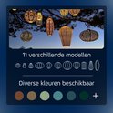 Showcase van 11 modellen lampionnen, inclusief kleurenpalet en diverse patronen.