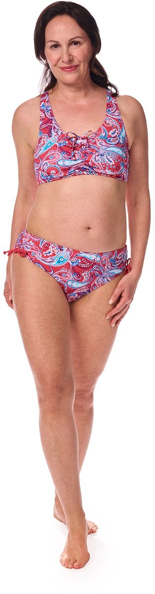 Amoena Barbados Prothese Bikini Top Barbados SB C0419 C0419 - pink / multi - maat EU 38B / FR 38B