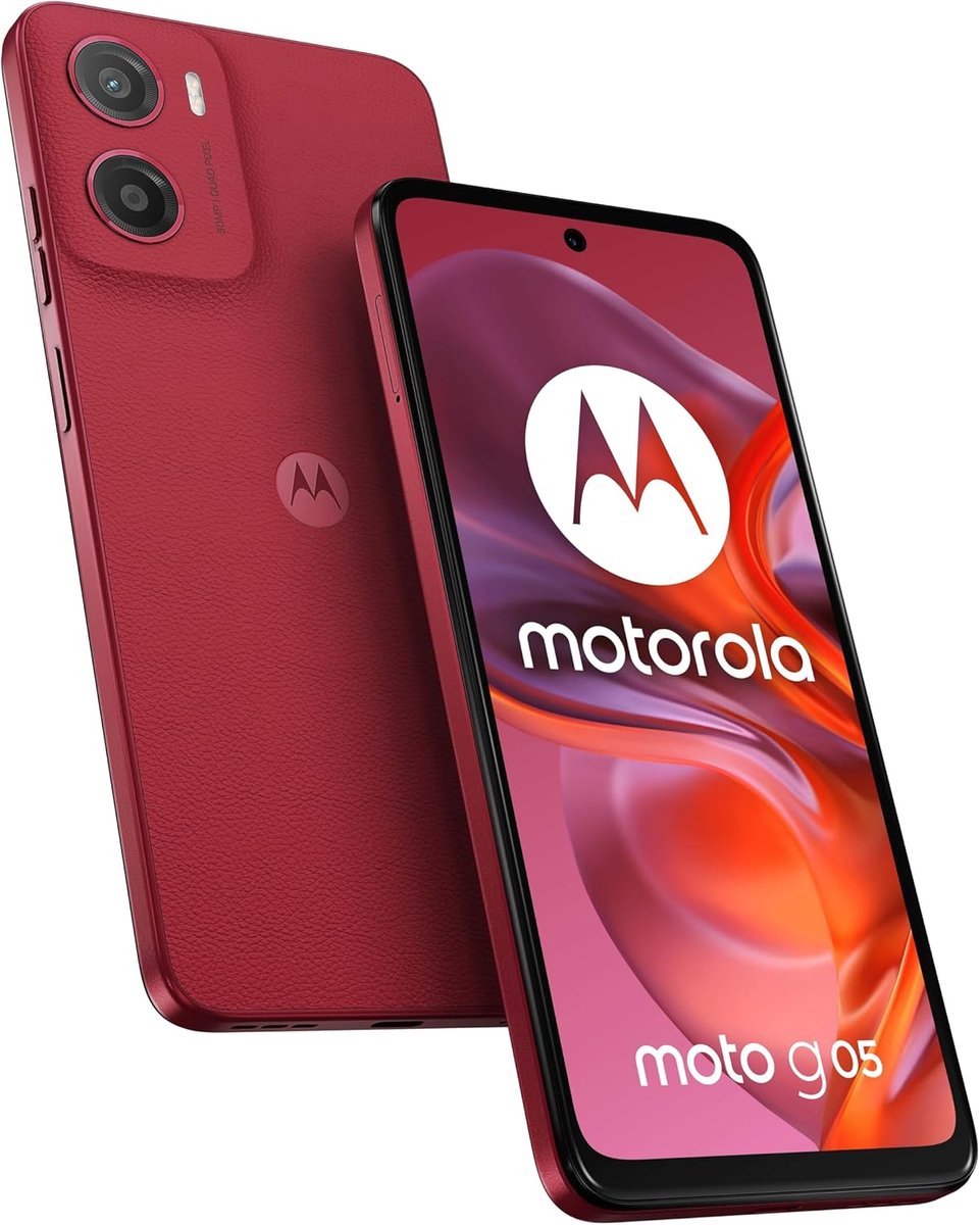 Motorola - Moto G05 - 128GB - Rood