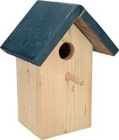 Nichoir en bois - Magnifique nichoir - Nichoir en bois - Nichoir suspendu pour le jardin par exemple pour une mésange charbonnière, un verdier, une mésange bleue ou un roitelet