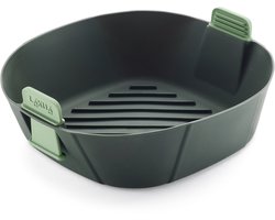 Lékué Airfryer Mandje - Maat L - Siliconen - Grey