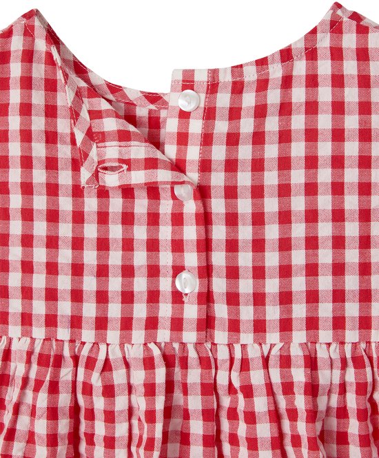 Vertbaudet Blouse imprimée fille manches courtes à volants