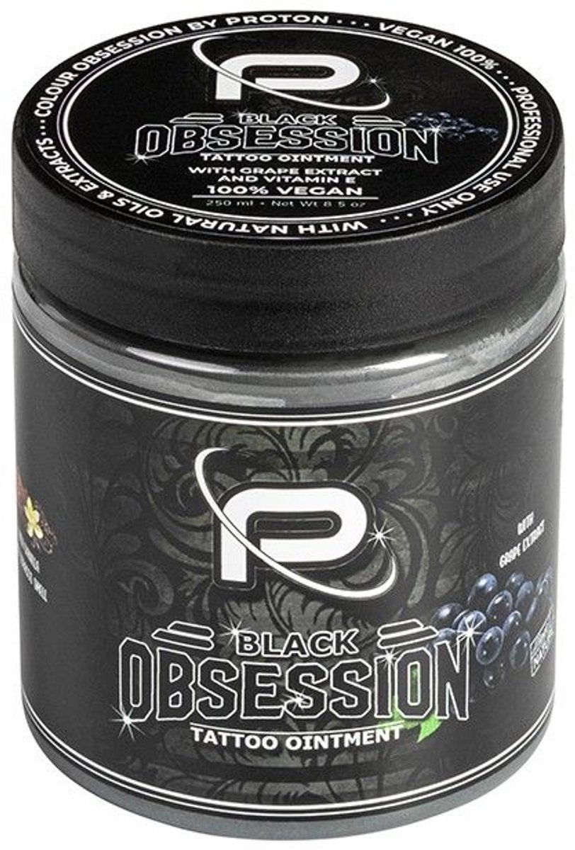 proton black obsession tattoo ointment Vegan Tattoo Verzorging | Tatoeage Nazorg Zalf | Bescherming Nieuwe Tattoo | Balsem | Crème | Verzorgingsspray | Tatoeage Boter | Verdoving | Verdovend | PMU |