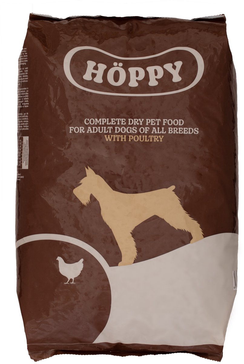 Höppy Höppy Hondenvoer brokken met gevogelte, 10 kg