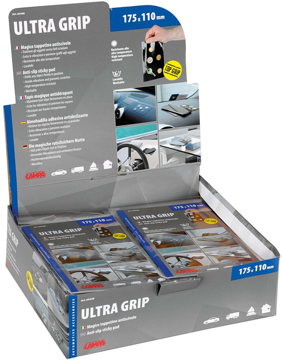 Anti slip dashboard mat