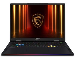MSI Raider 18 HX AI A2XWIG-230NL - Gaming Laptop - Core Ultra 9 - RTX 5080 - 64GB/4000GB - 120 Hz - 18 inch