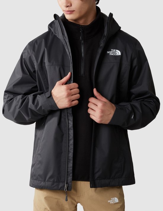 The North Face Fornet Jas - Heren - Asphalt Grey-TNF White L