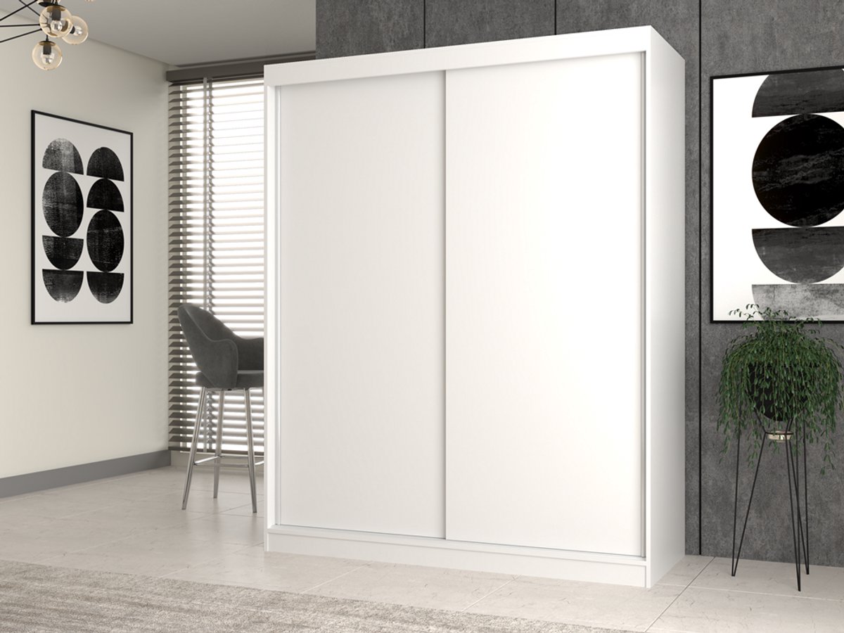 Iga 160/C WITTE kledingkast