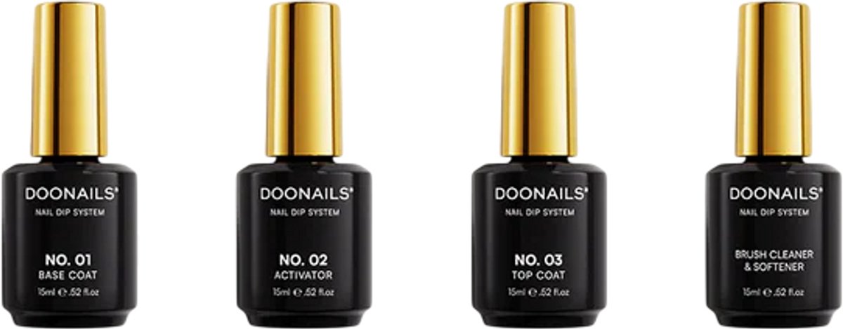 Doonails - Dipping Powder Liquid Set - 4 delig