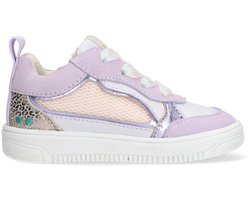 BunniesJR 225251-471 Meisjes Lage Sneakers - Paars - Suède - Veters