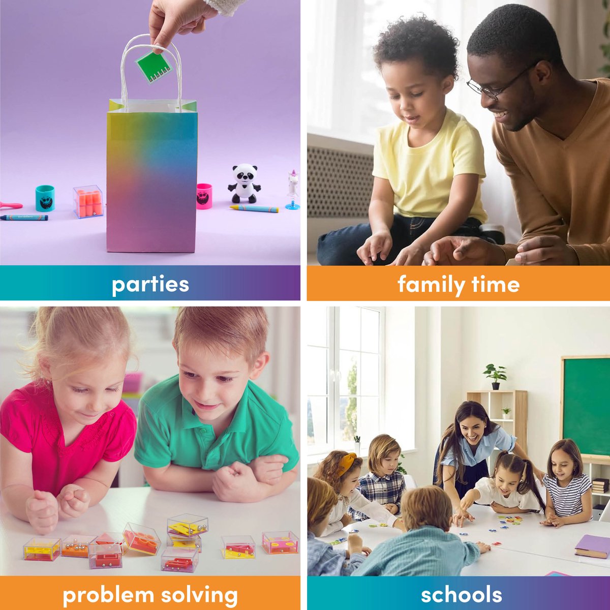 The Twiddlers – 28 Mini Puzzels – Geduldspelletjes voor Kinderen – Multipack voor Kinderfeestjes, Traktaties & Uitdeelcadeautjes — afbeelding 7