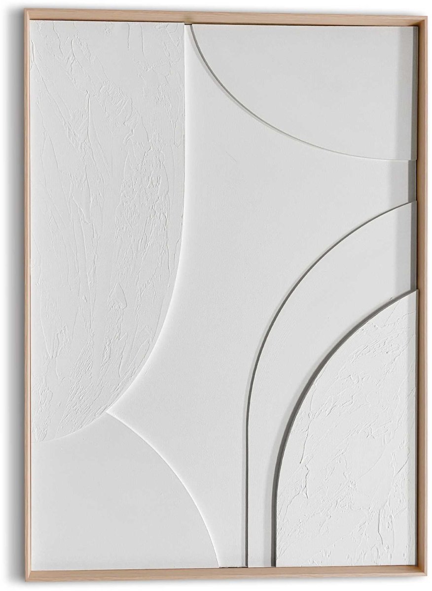 Schilderij 3D Art Licht & Vorm - 70 x 50 - Hout - REINDERS