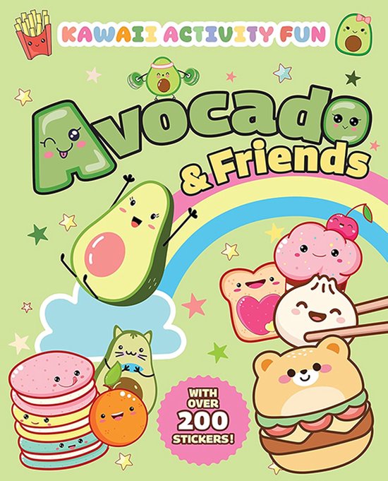 Avocado & Friends: Kawaii Activity Fun (With Over 200 Sticke ... - cover