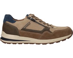 Mephisto - BRADLEY VELSPORT - Vrije tijdsschoenenHeren veterschoenHeren sneakersCasual - Kleur: Taupe - Maat: 45