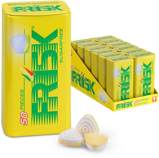 Frisk Lemon Vitamin - Frismakers - Suikervrij - 1x12stuks