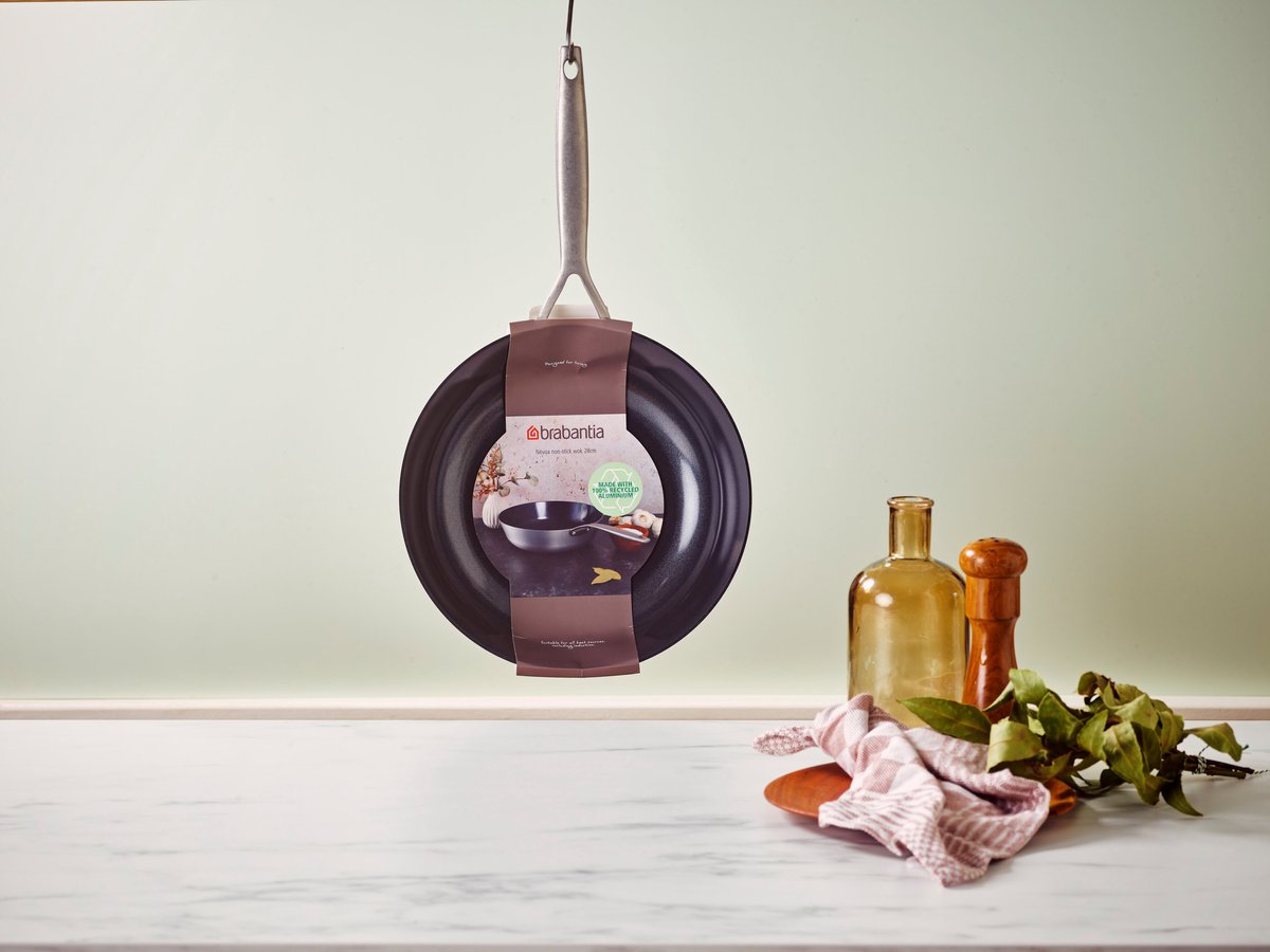 Brabantia Dusk Koekenpan Ø 24cm – 100% PFAS Vrij – Keramische Antiaanbaklaag - Inductie Koekenpan - Vaatwasser- en Ovenbestendig – Grijs — afbeelding 7