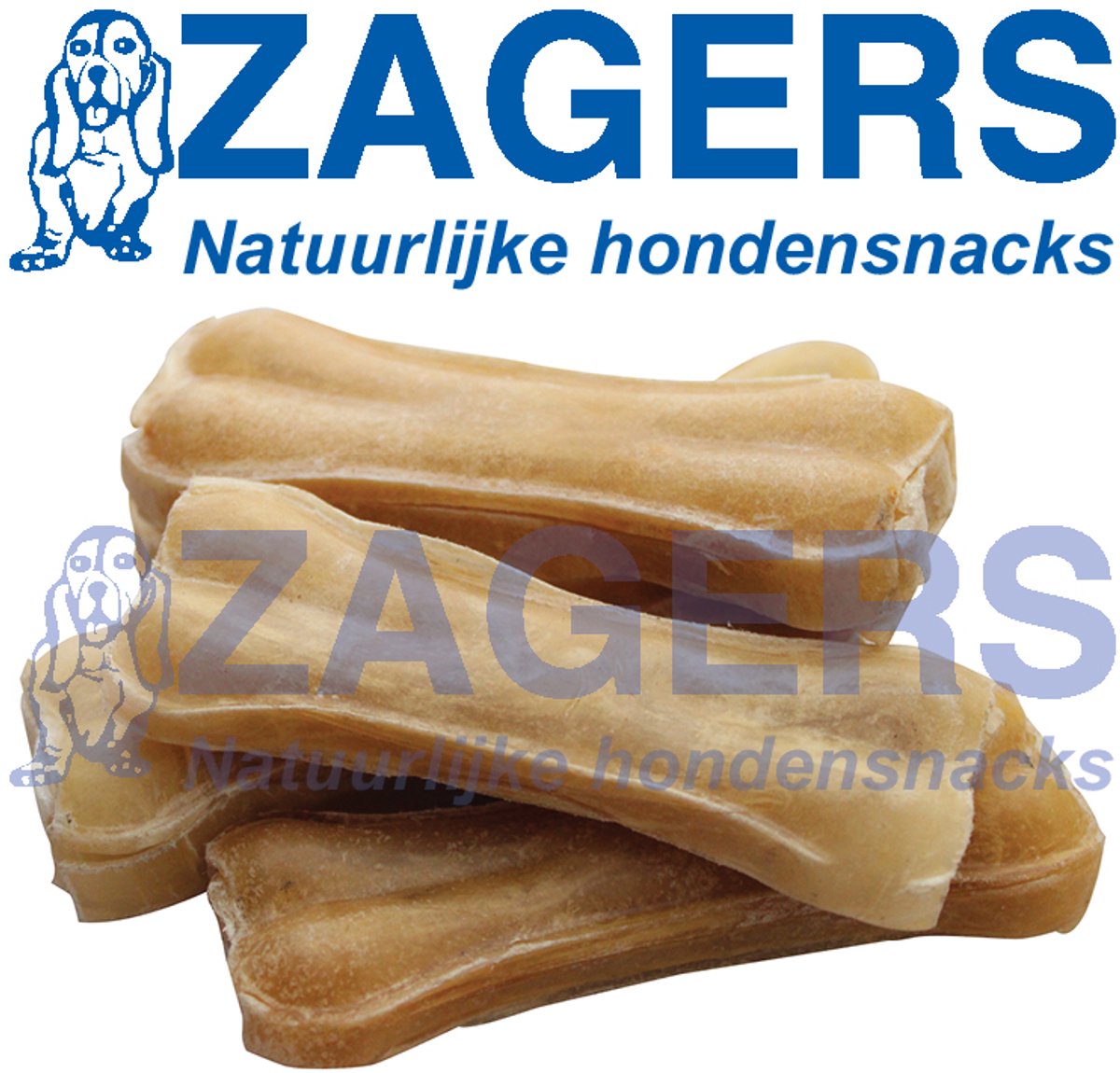 Zagers natuurlijke hondensnacks buffelhuid 5 stuks - 10 cm