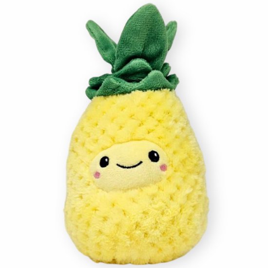 Ananas Fruit Pluche Knuffel 30 cm - Pineapple - Speelgoed Knuffels voor Kinderen Jongens Meisjes - Kawaii Kussen - TikTok Plush Toy
