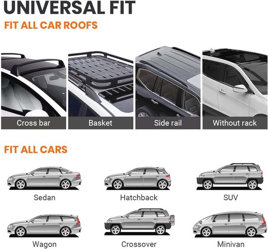 Opvouwbare Dakkoffer 425 Liter - Waterdicht en Antislip voor Auto's en SUV's — afbeelding 4