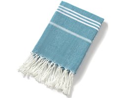Strandlakens Vakantie Essentials Snel drogend Zandvrij Extra groot bad Zwembad Zwemhanddoek Extra grote deken Volwassen reizen Cruise-accessoires Must Haves Spullen Noodzakelijkheden (90x180CM) - blauw