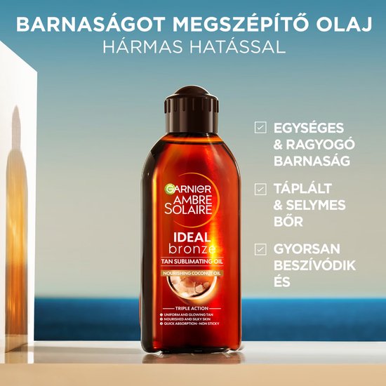 Ambre Solaire Ideal Bronze Body Oil - Tělový Olej Pro Výživu + Zlepšení Odstínu Opálené Pokožky van Merkloos — afbeelding 3