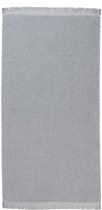 Bol.com vtwonen Groove Badhanddoek - Antraciet - 70 x 140 cm aanbieding