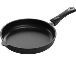 AMT Gastroguss Koekenpan Ø 28 cm hoogte 5 cm met afneembare steel LOTAN® antiaanbaklaag geschikt voor alle warmtebronnen incl. inductie