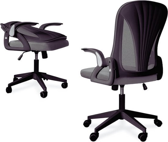 Gaming- en bureaustoel Ergonomische computerbureaustoel met hoofdsteun en lumbale ondersteuning
