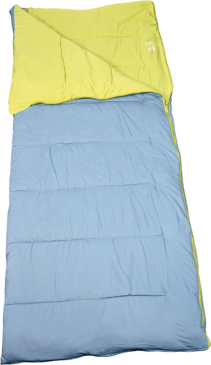 Polydaun Beach house - slaapzak - reversibel - GRS Isocraft® vulling - lime/blue - 80x210 cm