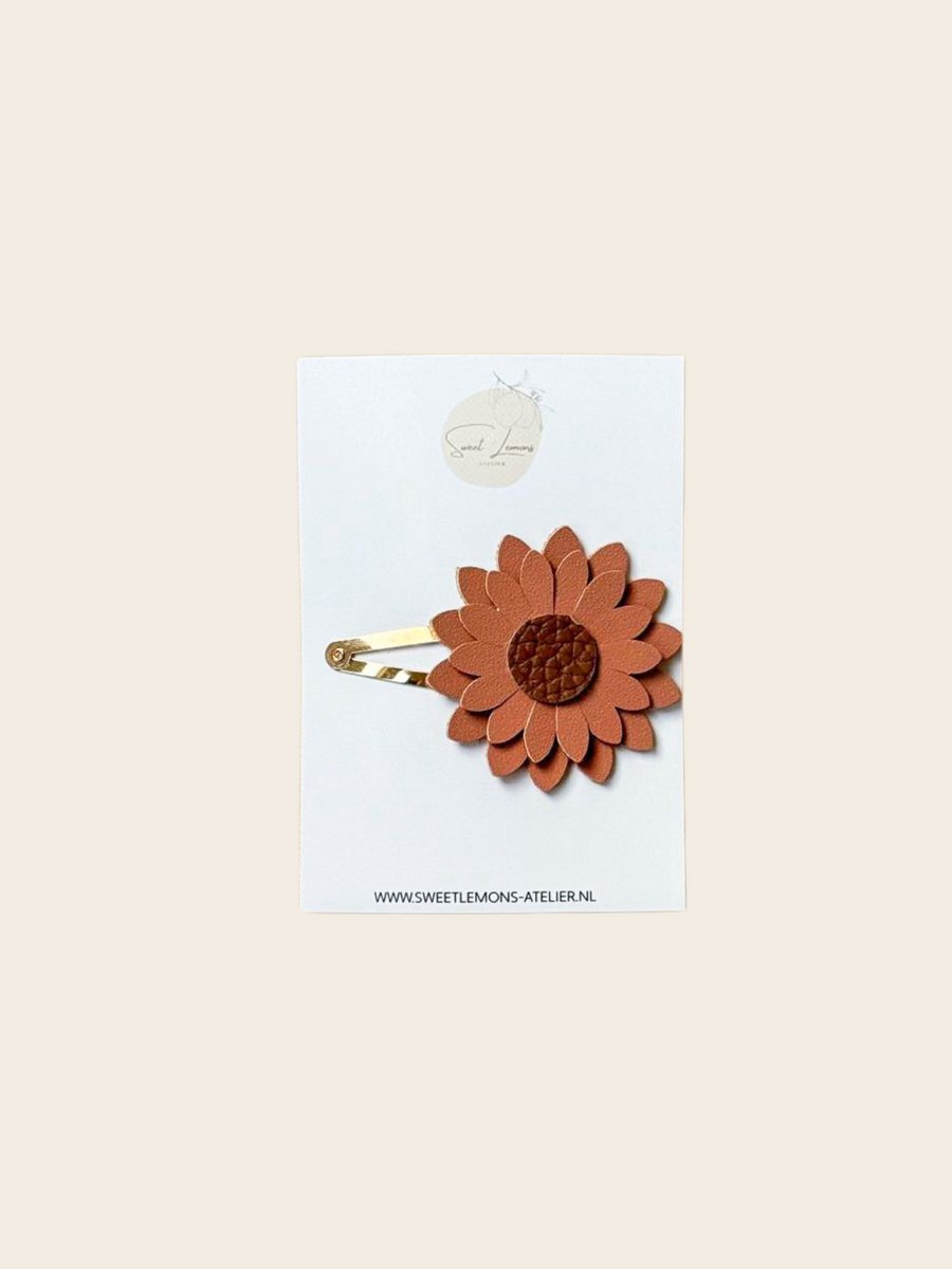Dahlia Dusty Pink Haarspeldje - Klikklak Haarspeldjes - Meisjes Haarspeldjes - Haaraccessoires voor Kinderen