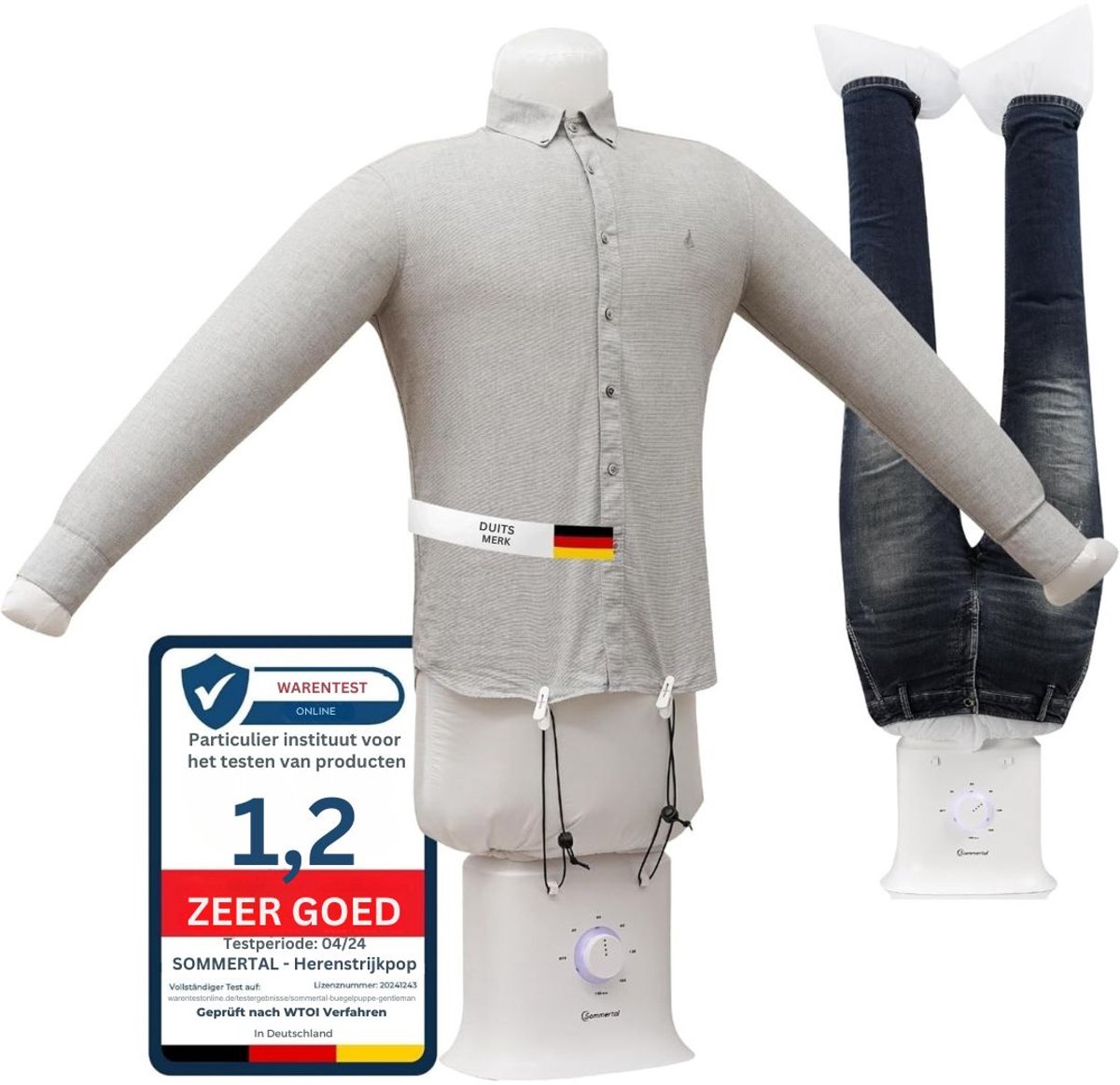 ApexArte® Strijkpop - Wit