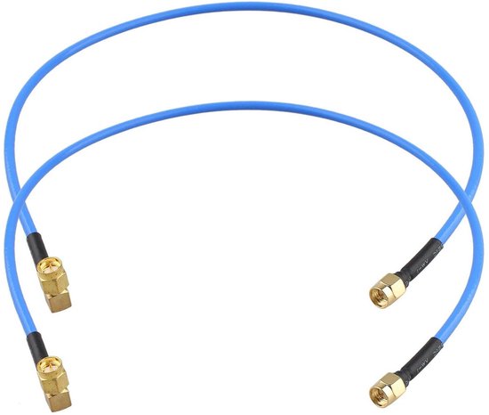 Alvin's Cables Micro-BNC-Stecker High Density BNC rechtwinklig auf BNC Stecker 6G HD SDI Koaxialkabel für Blackmagic-Video-Assist 75 Ohm 50cm