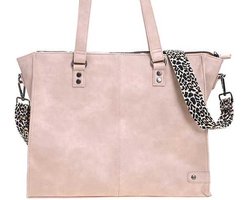 Light taupe shopper/schooltas Veghel OLT13882